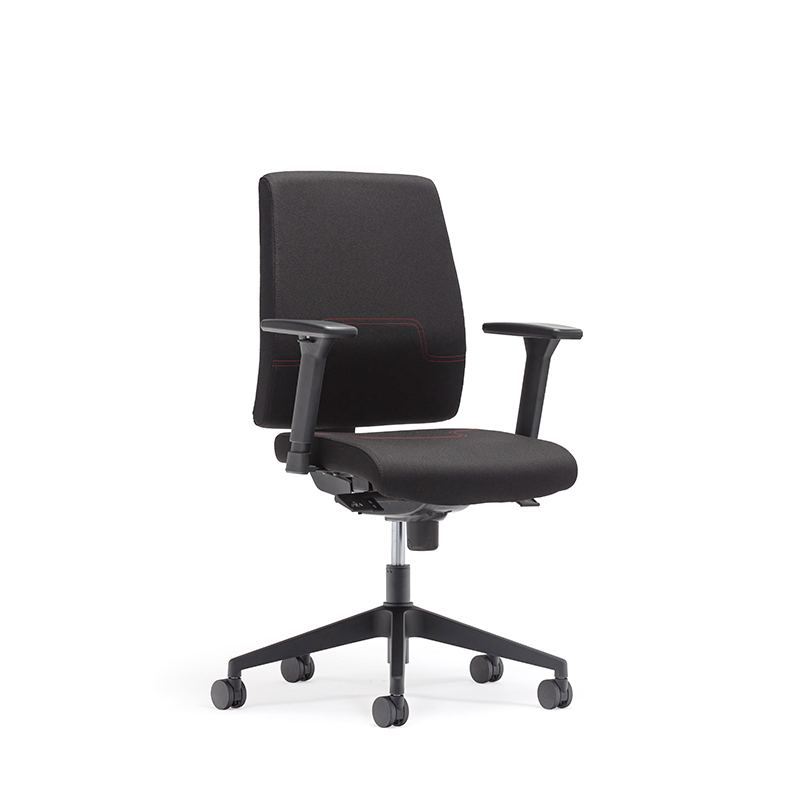 Bester Stoff Ergonomischer Büro Task Stuhl mit verstellbaren Armen-T4 Gamma 