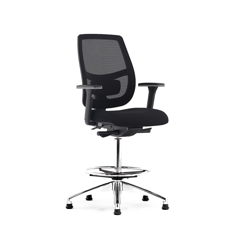 Ergonomischer Mesh Back Office Task Stuhl mit verstellbarer Lendenwirbelstütze-T7 Grace-EU 