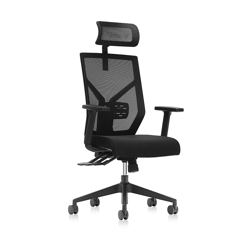 Hoher Rücken Ergonomischer Executive Mesh Stuhl mit Kopfstütze-E1 Kick 